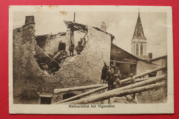 Postcard PC 1916 Hattonchatel WWI France